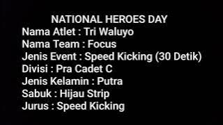 Tri Waluyo _Focus_Speedkicking_Pemula_Pra Cadet C_Putra_Hijau Strip_30 Detik