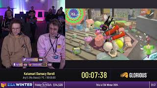 Katamari Damacy Reroll [Any% (No Boost)] by GreenSnowDog - #ESAWinter24