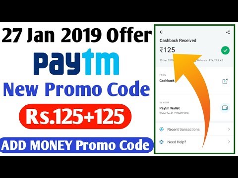 Paytm New Add Money Promo Code || Paytm Today Offer || Paytm New Promo Code 2019