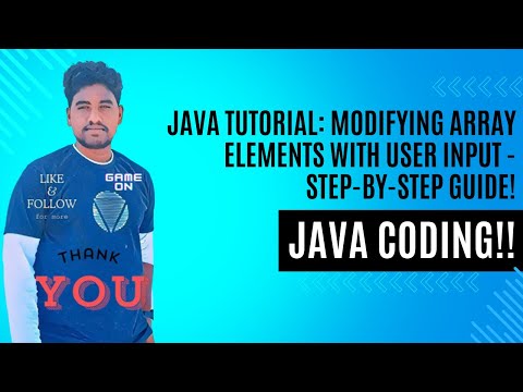 Java Tutorial: Modifying