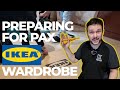 IKEA PAX Wardrobe Hack Using Existing Doors | DIY Built-In Closet on a Budget- Part 1