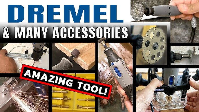 Dremel 678 Circle Cutter and Straight Edge Guide, Rotary Tool Attachment,  Fits Dremel Models 4300, 4000, 3000 and 8220