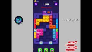 Block Out Color Sort puzzle level 114 walkthrough solution 
