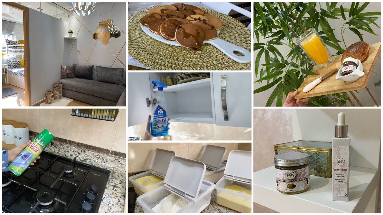 روتين ولا كل الروتينات📌شهيوات سهلة وسريعة 👌تنظيف خزانات المطبخ مع ترتيب👌روتين للعناية بالشعر ☺️