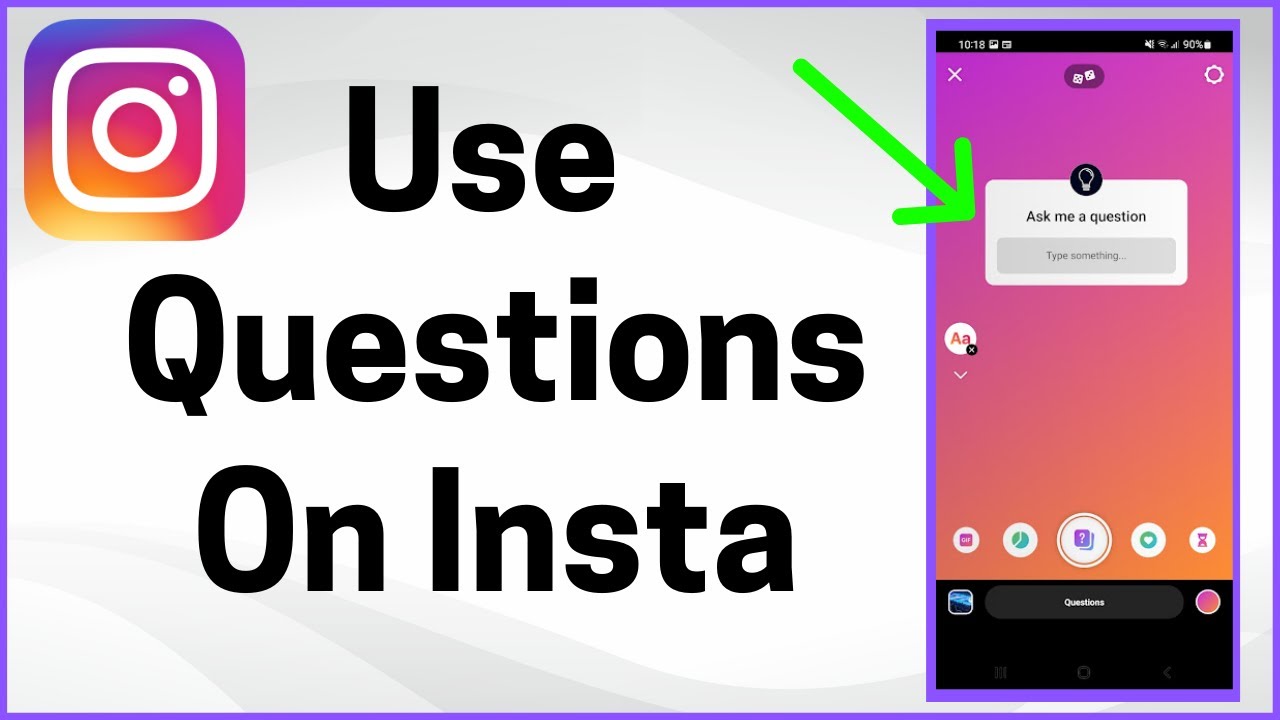 How to Add Question Box to Instagram Story - YouTube