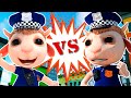 Good VS Angry Policeman | Cartoon for Kids | Dolly and Friends