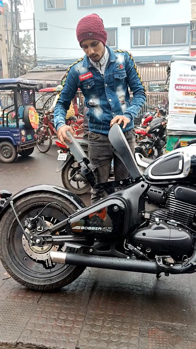 Bobber 42 Double Seat! #jawa #bomber #seat #modified #folding..🚀