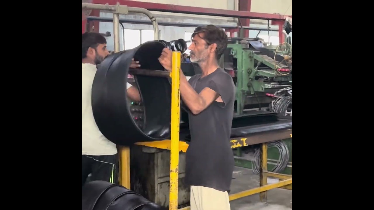 Inside a Tire Factory: The Precision of Motorbike Tires Production