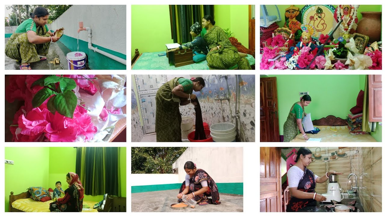 শীতের ছোটো দিনে🕟,💁‍♀️ একা হাতে যেভাবে আমি চারিদিক গুছিয়ে করি 👍👍🙎‍♀️