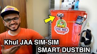 [HINDI] How to make a SMART DUSTBIN with Arduino Uno (Full Setup & Programming) Easy Arduino Project