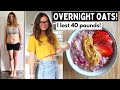 OVERNIGHT OATS FOR WEIGHT LOSS // 5 ways! Vegan & healthy