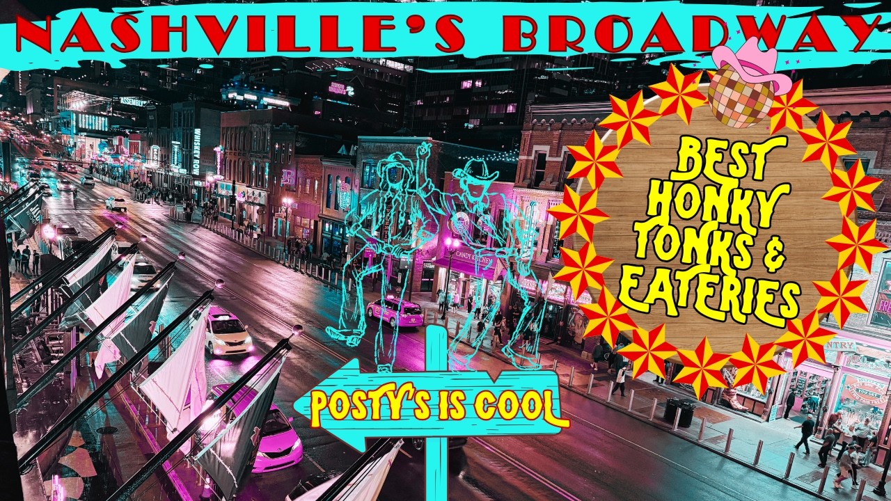 Posty Bar 🎸 Best Honky Tonks & Restaurants on Broadway Nashville! & Post Malone's ...