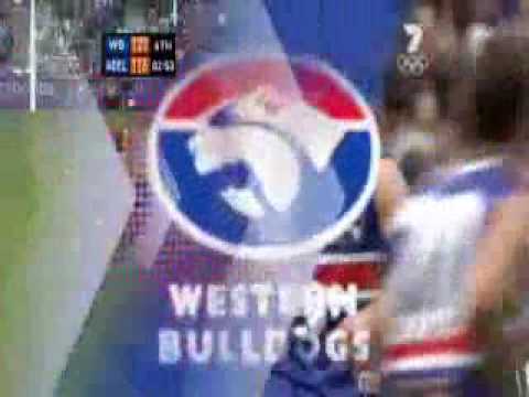 Western Bulldogs - Brad Johnson puts Adelaide Away, 2008