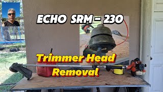Full ECHO SRM 230 How to Remove Trimmer Head Step by Step Guide