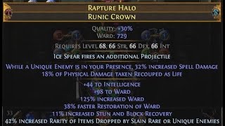 Path of Exile 3.19 - Trick - Upgrade T1 aka T6 Searing Exarch - Eater of world implicit - T1 Recoup