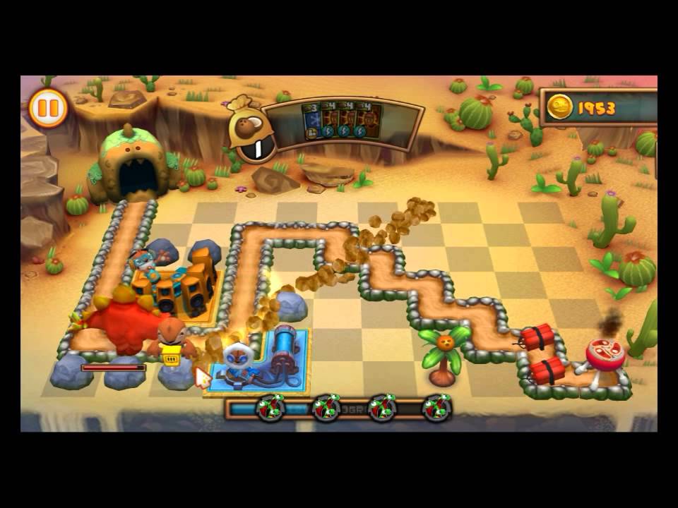 Go Home Dinosaurs! - 2-7 - Walkthrough - 3 steaks! (easy way)