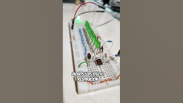 Circuito montage en físico, leds efecto respiración.#circuitoselectricos #flmcircuits