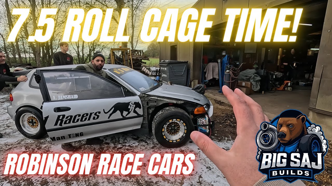 1400HP HONDA CIVIC DRAG CAR GETS A 7.50 ROLL CAGE!! | BIG UPGRADES | BIG MAN TING PERFORMANCE