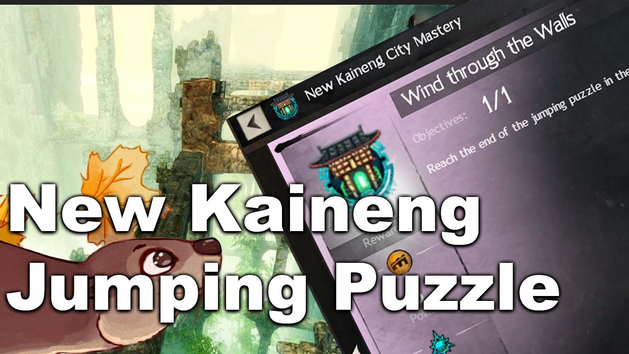 Guild Wars 2  - Jumping Puzzle - Wind through the Walls - New Kaineng City Mastery.