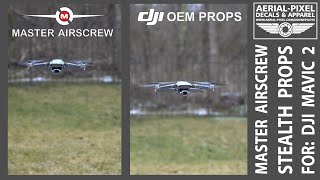 Are the DJI Mavic 2 Master Airscrew Stealth Props Worth It? A Sound, Flight Time Review & Comparison