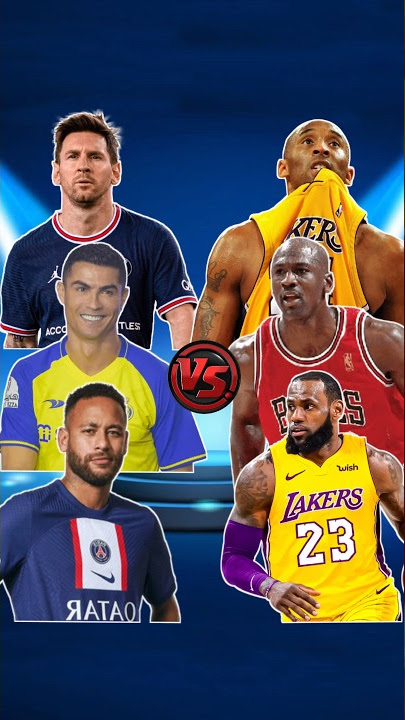 Messi & Ronaldo & Neymar VS Kobe Bryant & Lebron James & Michael Jordan 🥊💪🔥🔥