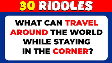 Only a Genius Can Solve These Riddles 🧠🧩  30 Tricky Riddles to Test Your Brain