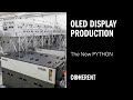 Coherent  the new python  a solid advance in oled display production