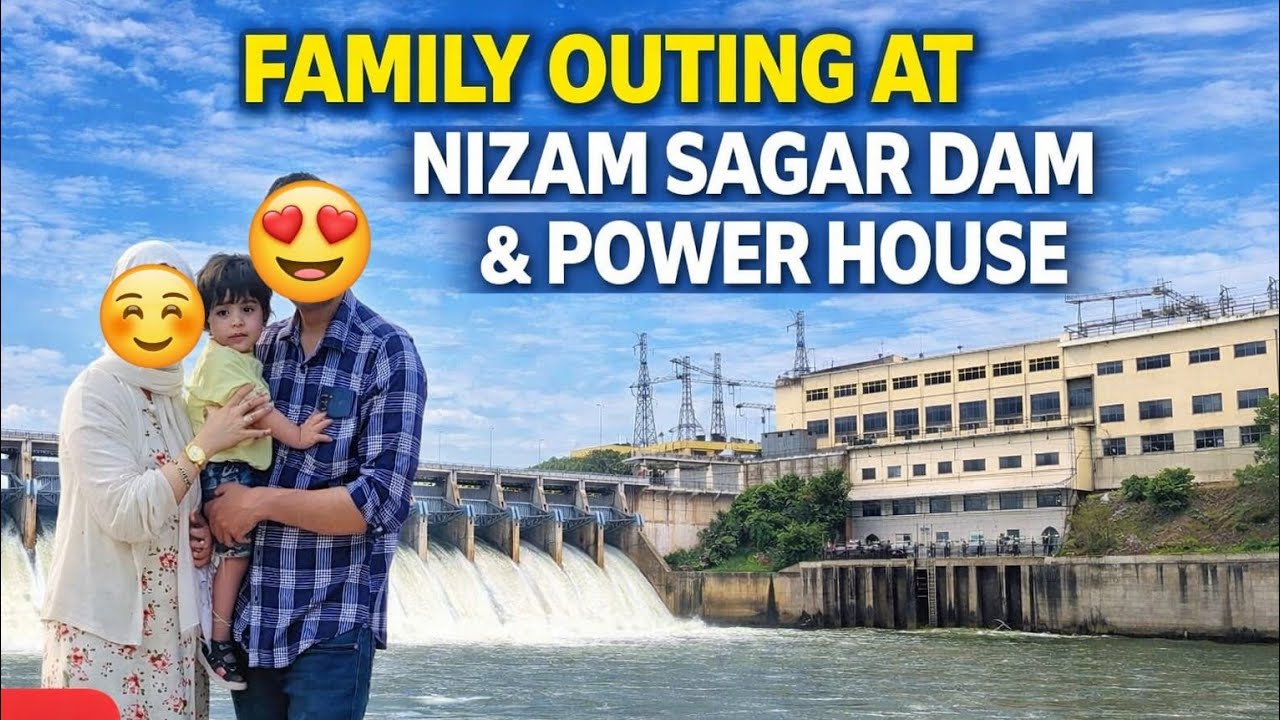 Family Outing at Nizam Sagar Dam & Power House | Beautiful Day Trip Vlog