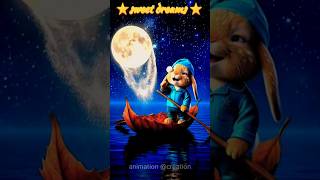 Sweet Dreams from Cute Bunny 🐰✨ | Good Night Reel | Bunny Animation Shorts