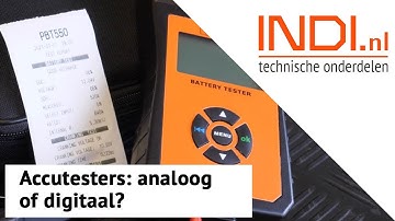 Accutesters: analoog of digitaal?