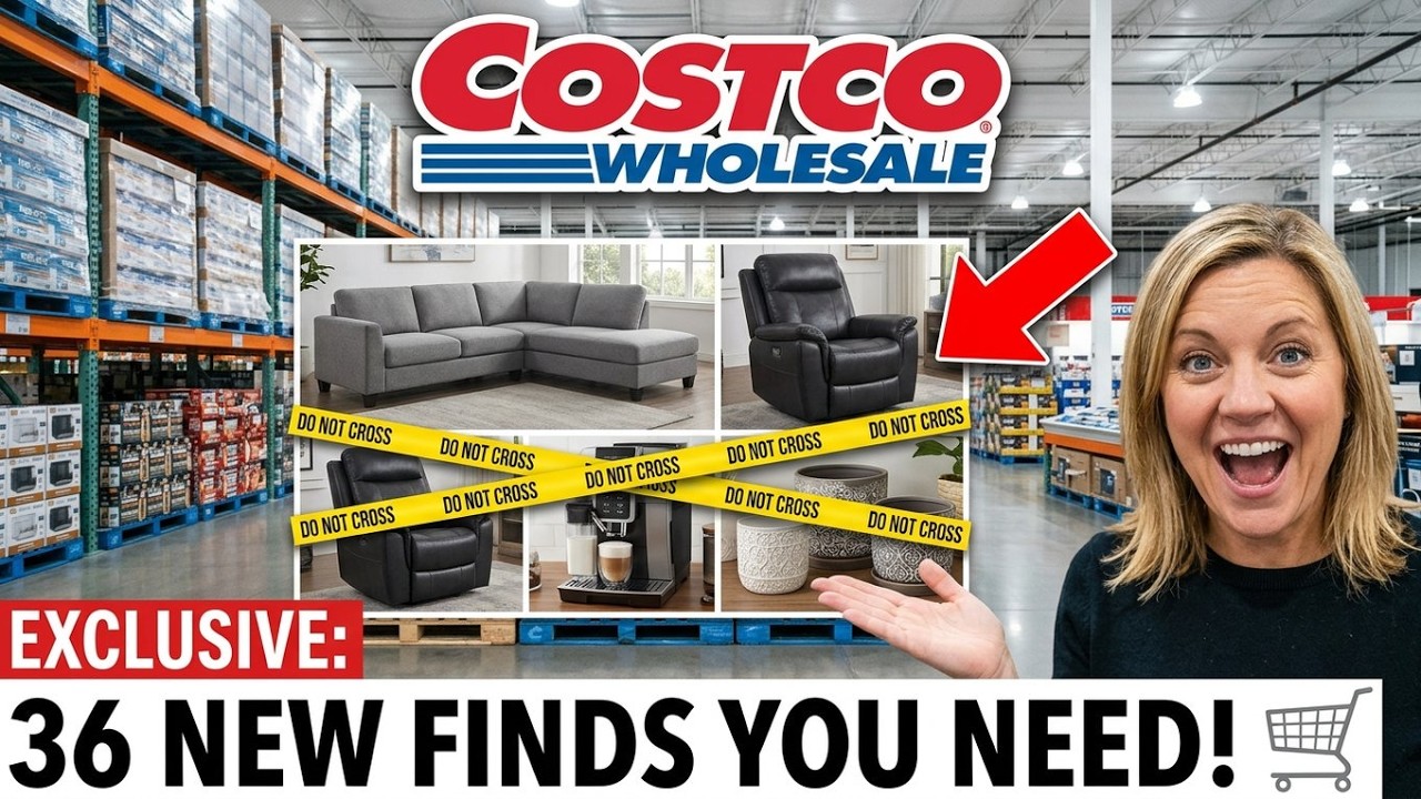 COSTCO HAUL 36 NEW ITEMS🛒 Sectionals, Recliners & Home Finds You Need to See