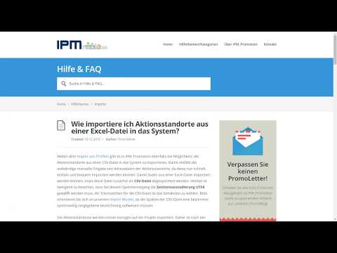 Verkostungsaktion planen mit iPM_Promotion