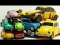 Bumblebee, Ironhide, Shockwave - Transformers Repaint! Tobot Robot Tritan Cars Color Changers Toys