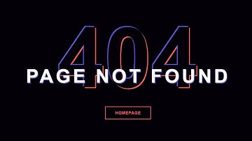 [ HTML | CSS ]  Awesome 404 Page
