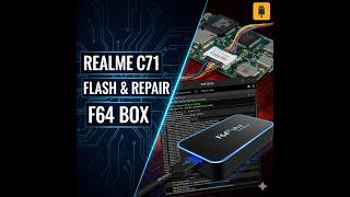Realme C71 (RMX5303) Flash Firmware via F64 Box - Reparo eMMC/ISP - Unbrick & Firmware Update