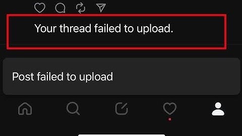 Threads Fix Your Thread Failed to upload Problem Solve | Your Thread Failed to upload Error Threads