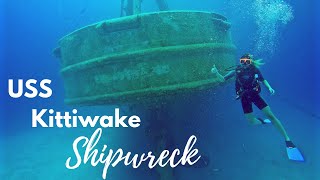 Scuba Diving HUGE WWII United States Navy Shipwreck | USS Kittiwake Cayman Islands, Wreck Diving