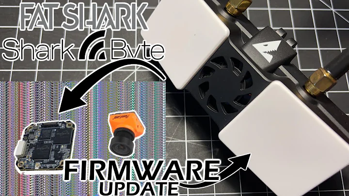 Update Shark Byte HDZero Firmware; Fix Pixelated FPV Video Camera Issue Out of the Box