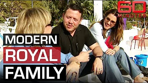 The modern King and Queen of Jordan, Abdullah and ...