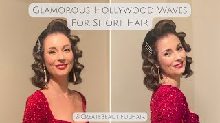 The Perfect Hollywood Waves for Your Christmas Wedding or Party!