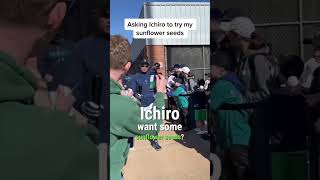 Asking MLB GOAT Ichiro To Try Our Sunflower Seeds