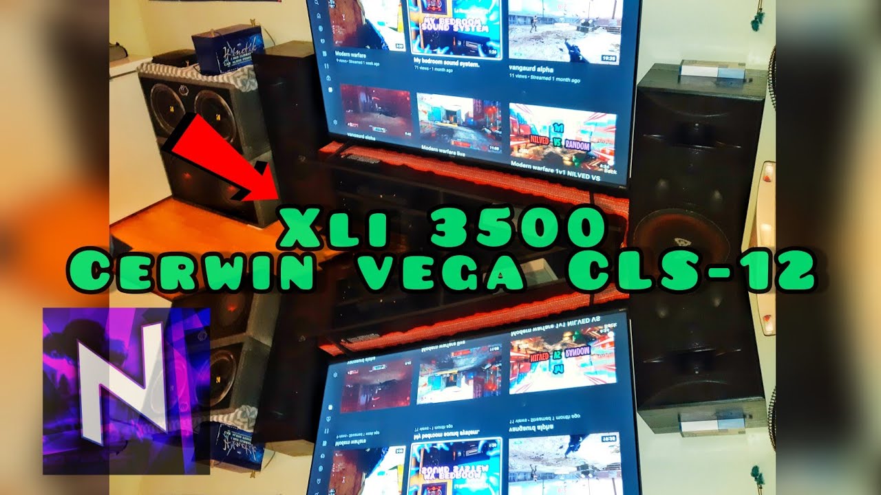 Crown xli 3500 and cerwin vega CLS-12.