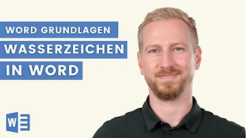 Wie bekomme ich ein Bild als Wasserzeichen in Word?