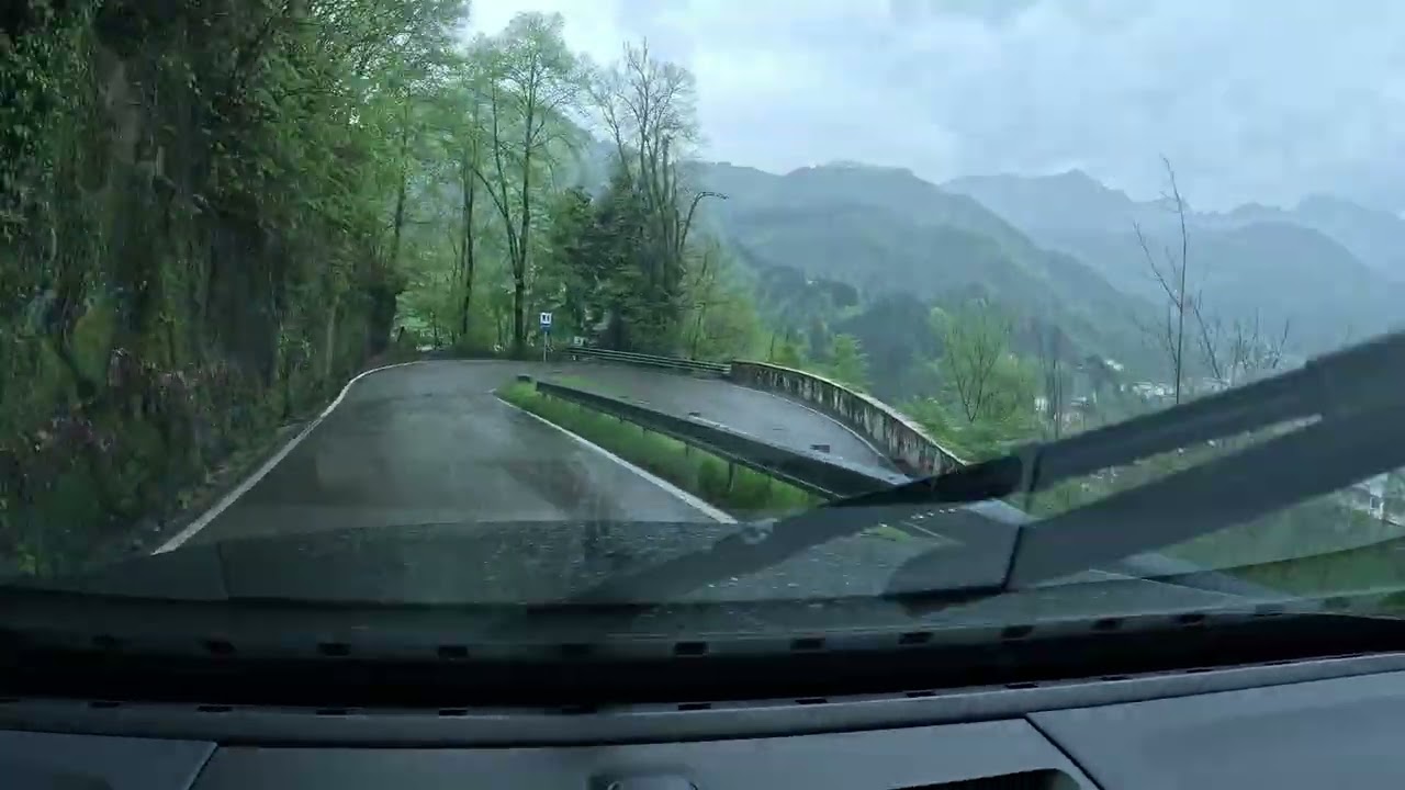 Driving through Northern Italy in the Springtime.