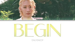 OnlyOneOf (온리원오브) Yoojung (유정) - begin Color Coded Lyrics (han/rom/eng/pl)