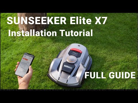 How to Install Sunseeker Elite X7 [FULL GUIDE] | The Best Robtic Lawn Mower