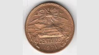 Estados Unidos Mexicanos 20 CENTAVOS 1971 Coin VALUE