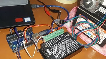 How to run a Stepper motor with a driver and acceleration deceleration using potentiometer