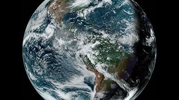 Hurricane Estelle 🌀 Earth from Space 🌎 July 17 2022 GOES-East GeoColor Timelapse