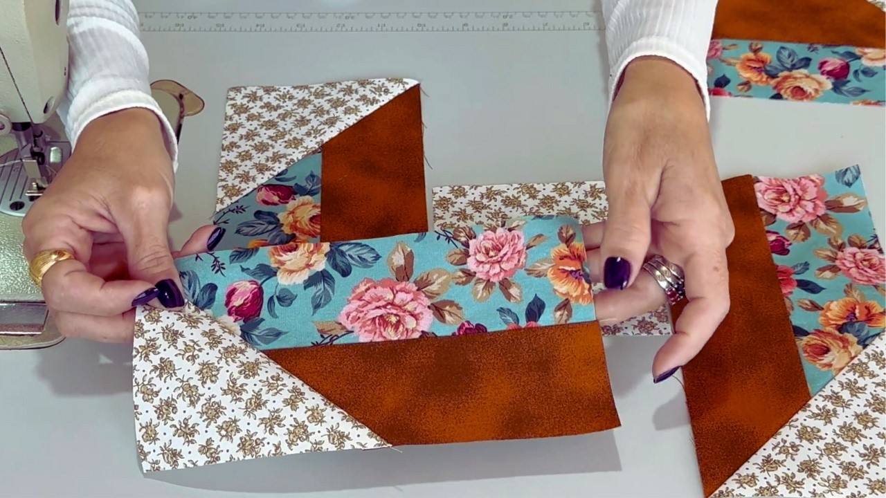 Просто небольшие полоски ткани 🤩 Простое и быстрое пэчворк